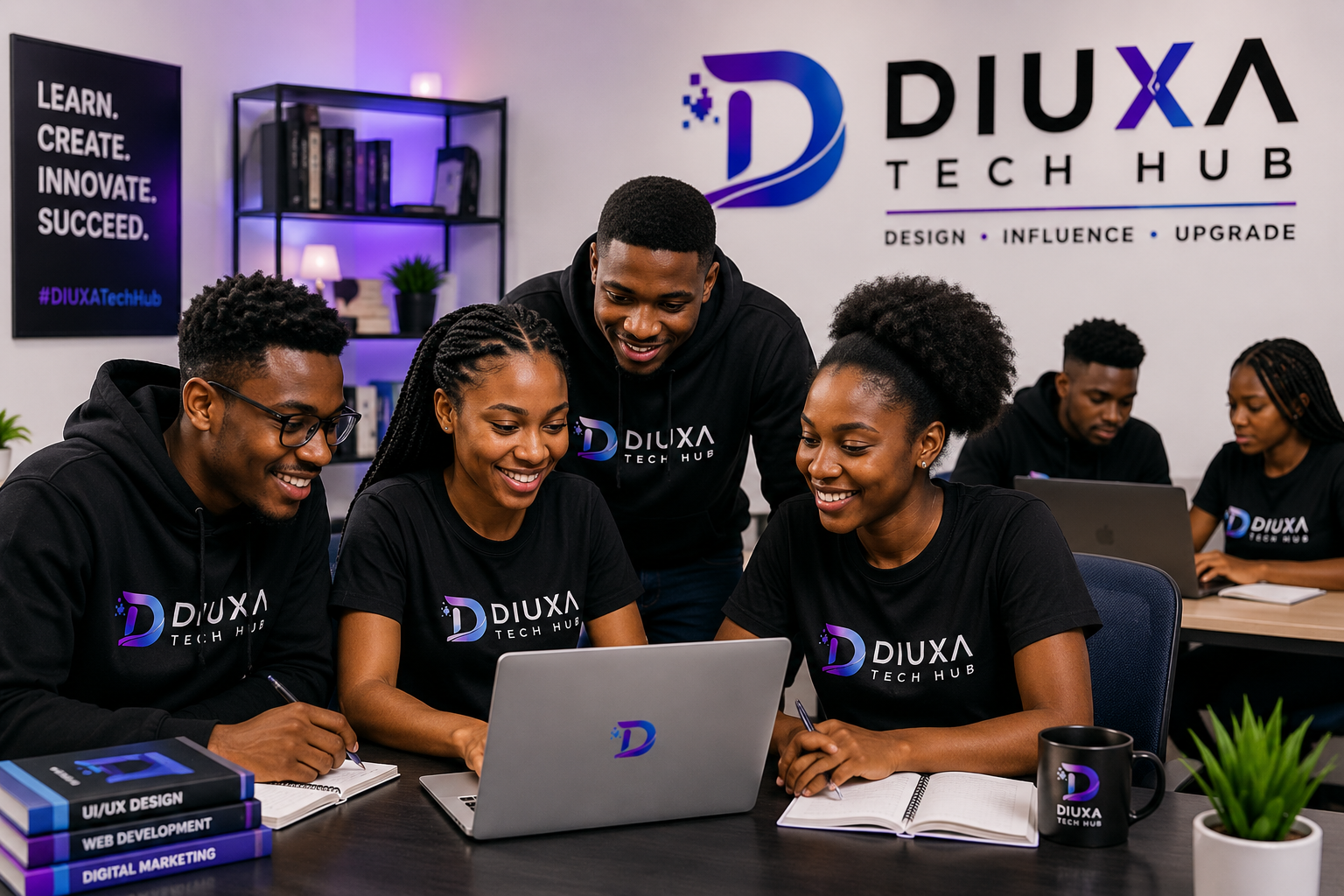 DIUXA students learning together